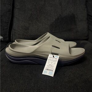 Size M14 - Hoka One One U Ora Recovery Slide 3 “Varsity Navy”